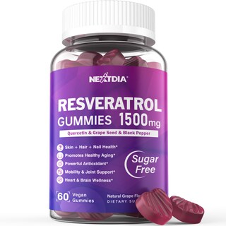Foto 1 | Foto 1 | Suplemento De Gomitas De Resveratrol Nextdia 1500 Mg 60 Unidades - Venta Internacional.
