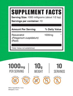 Foto 2 | Foto 2 | Suplemento Bulksupplements.com Resveratrol 1000 Mg En Polvo - Venta Internacional.