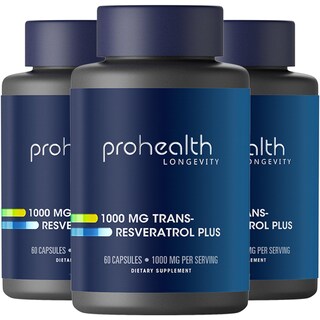 Foto 1 | Foto 1 | Suplemento Prohealth Trans-resveratrol 1000 Mg 60 Cápsulas X3 - Venta Internacional.