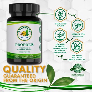 Foto 3 | Foto 3 | Suplemento Propolis Health, Gel Blando De Propóleo De Abeja, 1000 Mg - Venta Internacional.