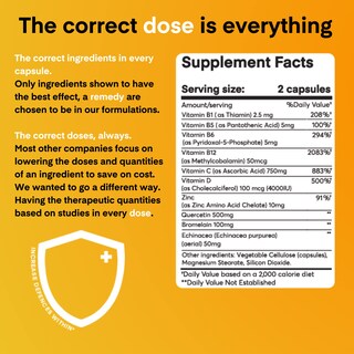 Foto 6 | Foto 6 | Dosis Suplementaria de Quercetina Immunity con Vitamina C Zinc 60 Unidades - Venta Internacional