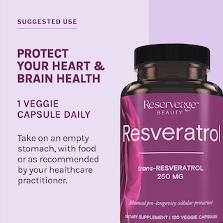 Foto 4 | Foto 4 | Suplemento Reserveage Beauty Resveratrol 250 Mg 120 Cápsulas - Venta Internacional.
