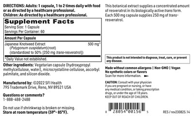 Foto 6 | Foto 6 | Suplemento Klaire Labs Resveragen 250 Mg De Resveratrol Trans - Venta Internacional.