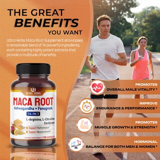 Foto 4 | Foto 4 | Suplemento Ultra Herbs De Raíz De Maca Orgánica Negra, Roja, Amarilla - Venta Internacional.