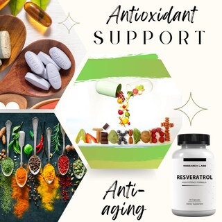 Foto 3 | Foto 3 | Resveratrol Micronizado Supplement Research Labs 1200 Mg X60 - Venta Internacional.