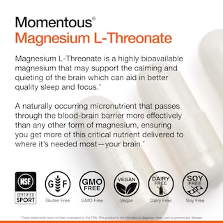 Foto 4 | Foto 4 | Suplemento De L-treonato De Magnesio Momentous Magtein 145 Mg - Venta Internacional.