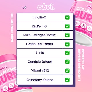 Foto 7 | Foto 7 | Suplemento Quemador De Grasa Termogénico Obvi Collagen Burn 30 Dosis - Venta Internacional.