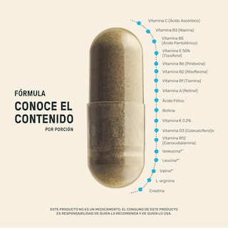 Foto 3 | Foto 3 | Life 360+ All Men 180 Cápsulas Aminoácidos Y Vitaminas
