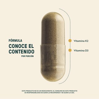 Foto 3 | Foto 3 | Life 360+ K2d3 Almidón De Maíz 180 Caps Con Vitamina K2 Y D3