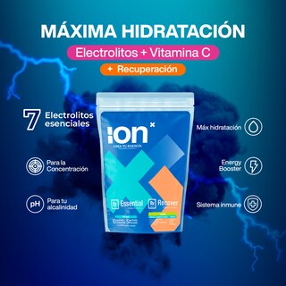Foto 2 | Foto 2 | Ion X | Electrolitos Orgánicos Sin Azúcar + Vitamina C | Pack To Go Essential Y Recover | 15 Sobres (10 Essential + 5 Recover) |