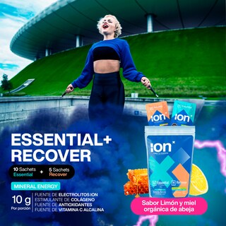 Foto 3 | Foto 3 | Ion X | Electrolitos Orgánicos Sin Azúcar + Vitamina C | Pack To Go Essential Y Recover | 15 Sobres (10 Essential + 5 Recover) |