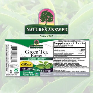 Foto 2 | Foto 2 | Suplemento Nature's Answer: Extracto De Té Verde Af, 60 Ml, 2000 Mg - Venta Internacional.