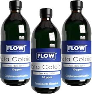 Foto 1 | Foto 1 | Minerales Y Suplementos Flow Supplements 3 Pack (1.5 Lt) - Plata Coloidal Pura 10ppm De 500 Ml C/u