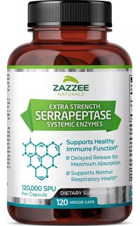 Foto 1 | Foto 1 | Zazzee Serrapeptase 120,000 Spu Alivia El Dolor Y La Inflamación 120 Capsulas