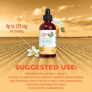 Foto 5 | Foto 5 | Suplemento Líquido Orgánico De Vitamina C De Maryruth, 120 Ml, Vegano - Venta Internacional.