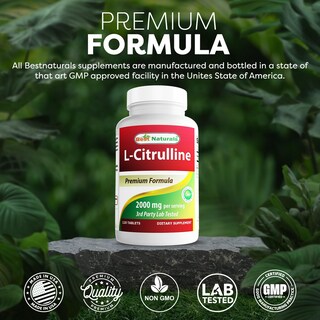 Foto 5 | Foto 5 | Suplemento Best Naturals L-citrulina 2000 Mg 120 Comprimidos - Venta Internacional.