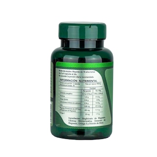 Foto 2 | Foto 2 | Suplemento Alimenticio Herbalia Lab Glicinato de Magnesio 400mg Magnesio Glicinato + Omega 3 Magnesium Glycinate