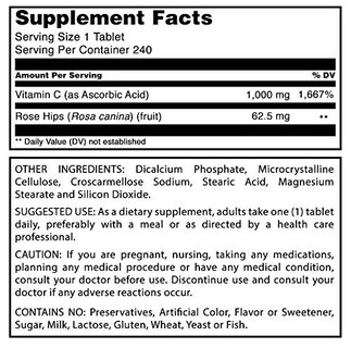 Foto 4 | Foto 4 | Complementa 1000 Mg De Vitamina C De Amazing Formulas Con Escaramujo - Venta Internacional.