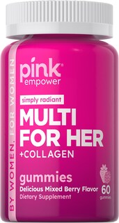 Foto 1 | Foto 1 | Gomitas Multivitamínicas Pink Para Mujeres Con Colágeno Y Biotina - Venta Internacional.