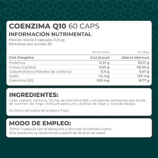 Foto 4 | Foto 4 | Suplemento Coenzima Pronat Q10 60 Cápsulas 50 mg
