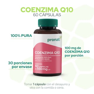 Foto 5 | Foto 5 | Suplemento Coenzima Pronat Q10 60 Cápsulas 50 mg