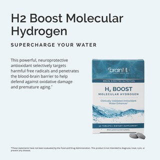 Foto 3 | Foto 3 | Suplemento Brainmd H2 Boost Molecular Hydrogen 30 Tabletas - Venta Internacional.