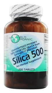 Foto 1 | Foto 1 | Suplemento World Organics Silica, Tabletas De 500 Mg, 200 - Venta Internacional.