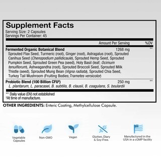 Foto 2 | Foto 2 | Suplemento: Probióticos Codeage Sbo, 100 Mil Millones De Ufc, 90 Cápsulas - Venta Internacional.