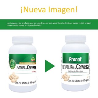 Foto 6 | Foto 6 | Suplemento Levadura de Cerveza Pronat 250 Tabletas
