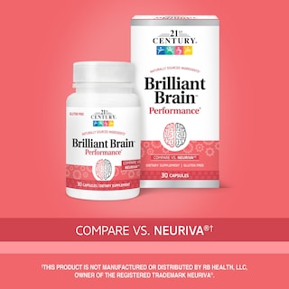 Foto 3 | Foto 3 | Suplemento 21st Century Brilliant Brain Performance 30 Comprimidos - Venta Internacional