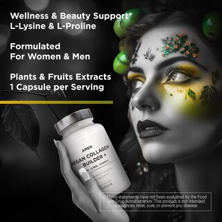 Foto 5 | Foto 5 | Suplemento Amen Generador de Colágeno Vegano a Base de Plantas 30 Cápsulas - Venta Internacional