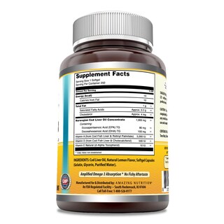 Foto 3 | Foto 3 | Suplemento de Aceite de Hígado de Bacalao Noruego Omega 1000 mg - Venta Internacional