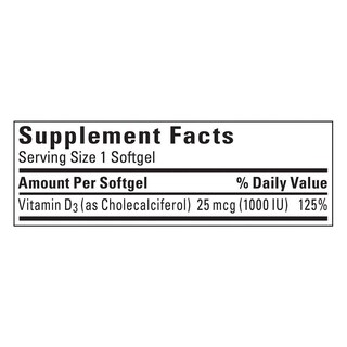 Foto 3 | Foto 3 | Suplemento de Vitamina D3 Nature Made 25 MCG 650 Cápsulas Blandas - Venta Internacional