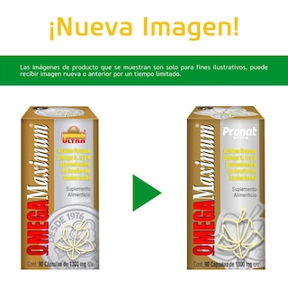Foto 7 | Foto 7 | Suplemento Alimenticio Pronat Mega Maximum Omega 3,6,9 90 Cápsulas