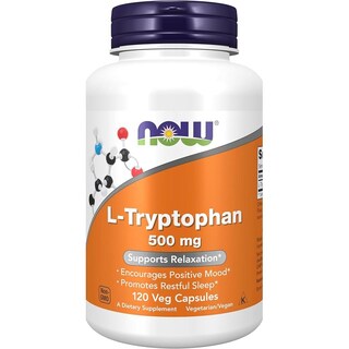 Foto 1 | Foto 1 | Aminoácidos Now L-tryptophan 500 mg Triptófano 120 Cápsulas