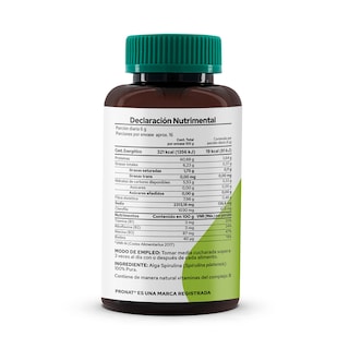 Foto 3 | Foto 3 | Suplemento Alimenticio Pronat Alga Spirulina Orgánica Polvo 100 GR