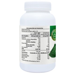 Foto 8 | Foto 8 | Suplemento Alimenticio Pronat Alga Spirulina Orgánica Polvo 100 GR