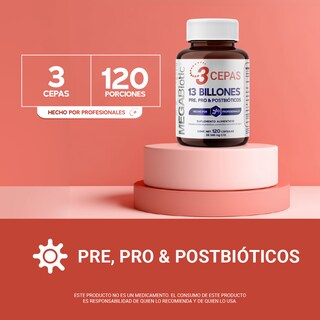 Foto 6 | Foto 6 | Pre Pro Y Postbióticos Megabiotic 120 Caps Probióticos