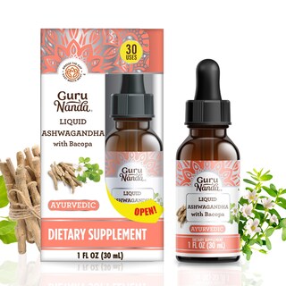 Foto 1 | Foto 1 | Suplemento Gurunanda Liquid Ashwagandha Con Bacopa 30 Ml - Venta Internacional.
