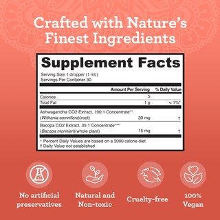 Foto 6 | Foto 6 | Suplemento Gurunanda Liquid Ashwagandha Con Bacopa 30 Ml - Venta Internacional.