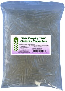 Foto 1 | Foto 1 | Cápsulas De Gelatina Vacías Capsule Connection 00, Tamaño 500 Unidades - Venta Internacional.