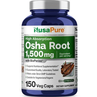 Foto 1 | Foto 1 | Suplemento De Extracto De Raíz De Osha De Nusapure, 1500 Mg, 150 Cápsulas Veganas - Venta Internacional.
