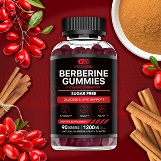 Foto 7 | Foto 7 | Suplemento Efectivo: Gomitas De Berberina Nutra, 1200 Mg, 90 Unidades - Venta Internacional.