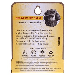 Foto 6 | Foto 6 | Bálsamo Labial Burts Bees Cera De Abejas Con Vitamina E Y Aceite De Menta - Venta Internacional