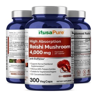 Foto 4 | Foto 4 | Suplemento de Extracto de Hongo Reishi NusaPure 4000 mg 300 Cápsulas - Venta Internacional