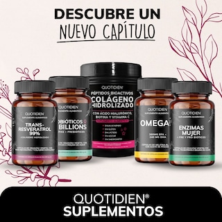 Foto 7 | Foto 7 | Suplemento Alimenticio Trans Resveratrol Con Colágeno Hidrolizado Y Calcio Quotidien 60 Cápsulas