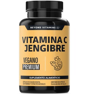 Foto 1 | Foto 1 | Suplemento Alimenticio Vitamina C Jengibre Equinácea Ajo Orégano Zinc Y Vitamina D3 Beyond Vitamins 180 Cápsulas