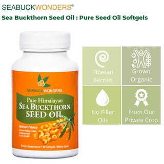 Foto 2 | Foto 2 | Suplemento De Aceite De Semillas De Espino Amarillo Seabuckwonders 60 Cápsulas Blandas - Venta Internacional.