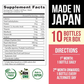 Foto 6 | Foto 6 | Bebida De Colágeno Afc Japan Tsubaki Ageless Beauty 50 Ml X 10 S - Venta Internacional.