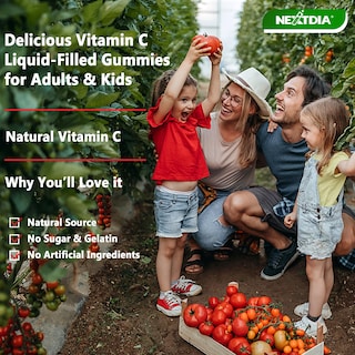 Foto 7 | Foto 7 | Gomitas Integrales Con Vitamina C Nextdia (paquete De 2) Para Adultos Y Niños - Venta Internacional.